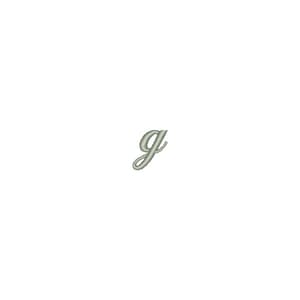 Matriz de bordado Fonte Fisha Script Letra g