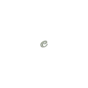 Matriz de bordado Fonte Fisha Script Letra c