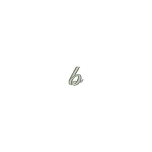 Matriz de bordado Fonte Fisha Script Letra b