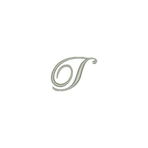 Matriz de bordado Fonte Fisha Script Letra S