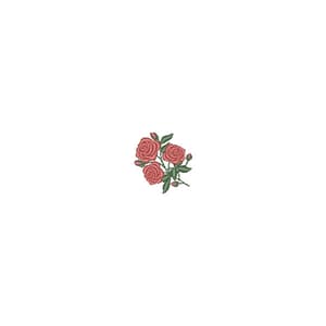 Matriz de bordado Mini Rosa