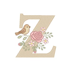 Matriz de bordado Letra Z
