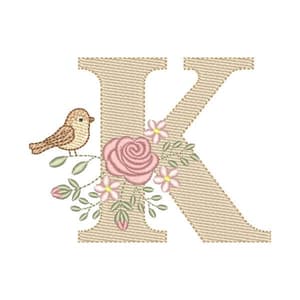 Matriz de bordado Letra K