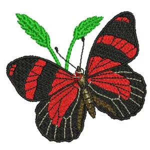 Matriz de bordado borboleta 36