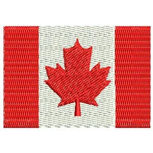 Matriz de Bordado  bandeira canadá