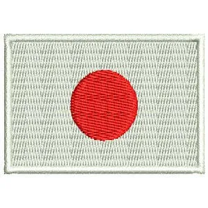 Matriz de Bordado  bandeira japão