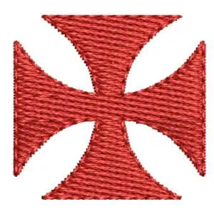Matriz de bordado Cruz de Malta Vasco