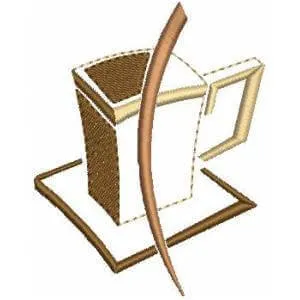 Matriz de bordado café 5