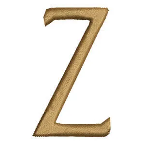 Matriz de bordado Monograma (agatha) Letra Z