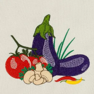Matriz de bordado legumes e verduras 4