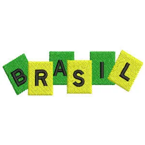 Matriz de bordado Brasil 3