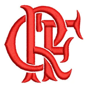 Matriz de bordado CRF Flamengo 02 (Pequeno)
