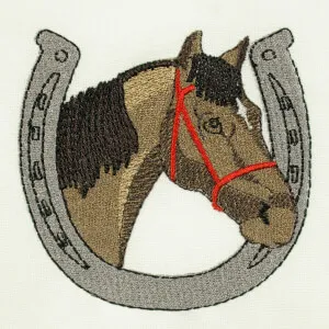 Matriz de bordado cavalo 12