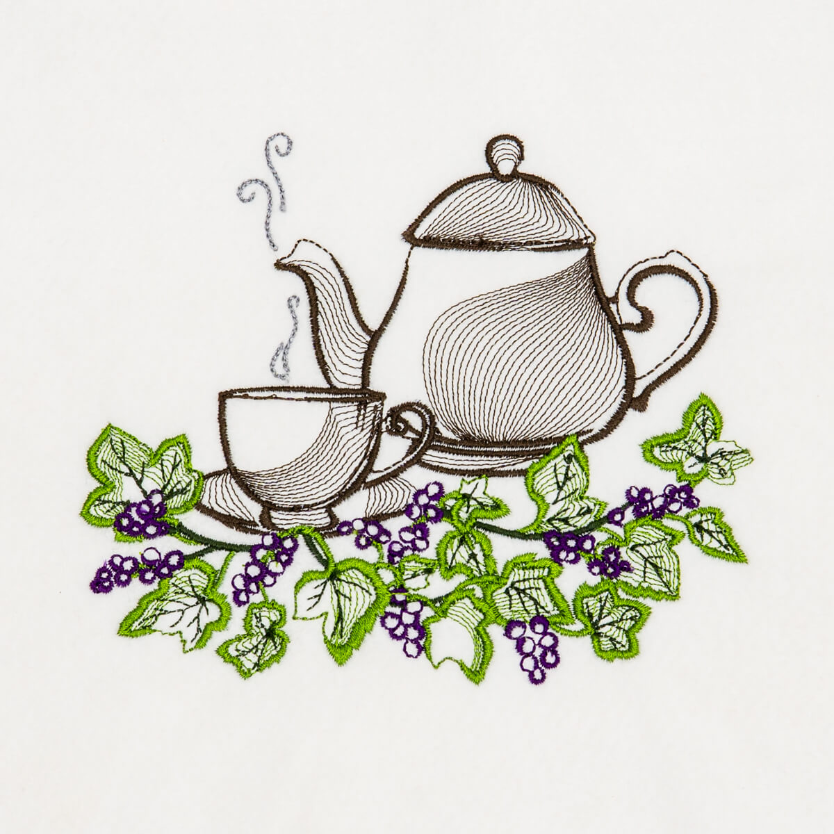 Matriz de Bordado  Copa e Cozinha Rippled 4