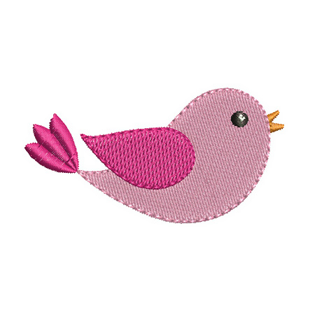 Matriz de Bordado  Passarinho