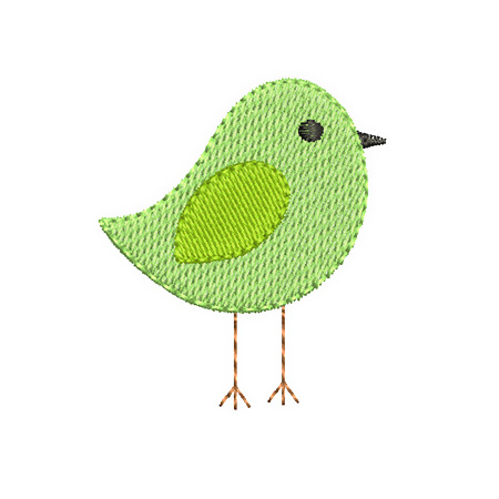 Matriz de Bordado  Passarinho
