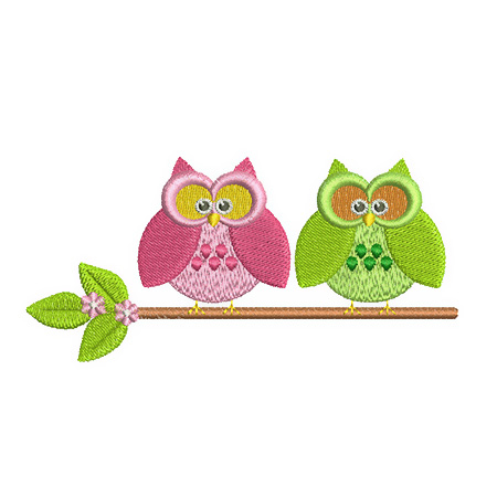Matriz de Bordado  Corujinhas