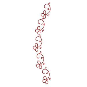 Matriz de Bordado  Floral 255