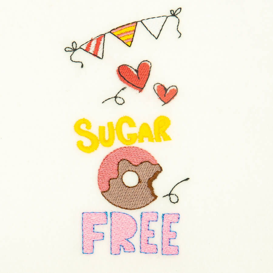 Matriz de Bordado  Mensagem Adorável