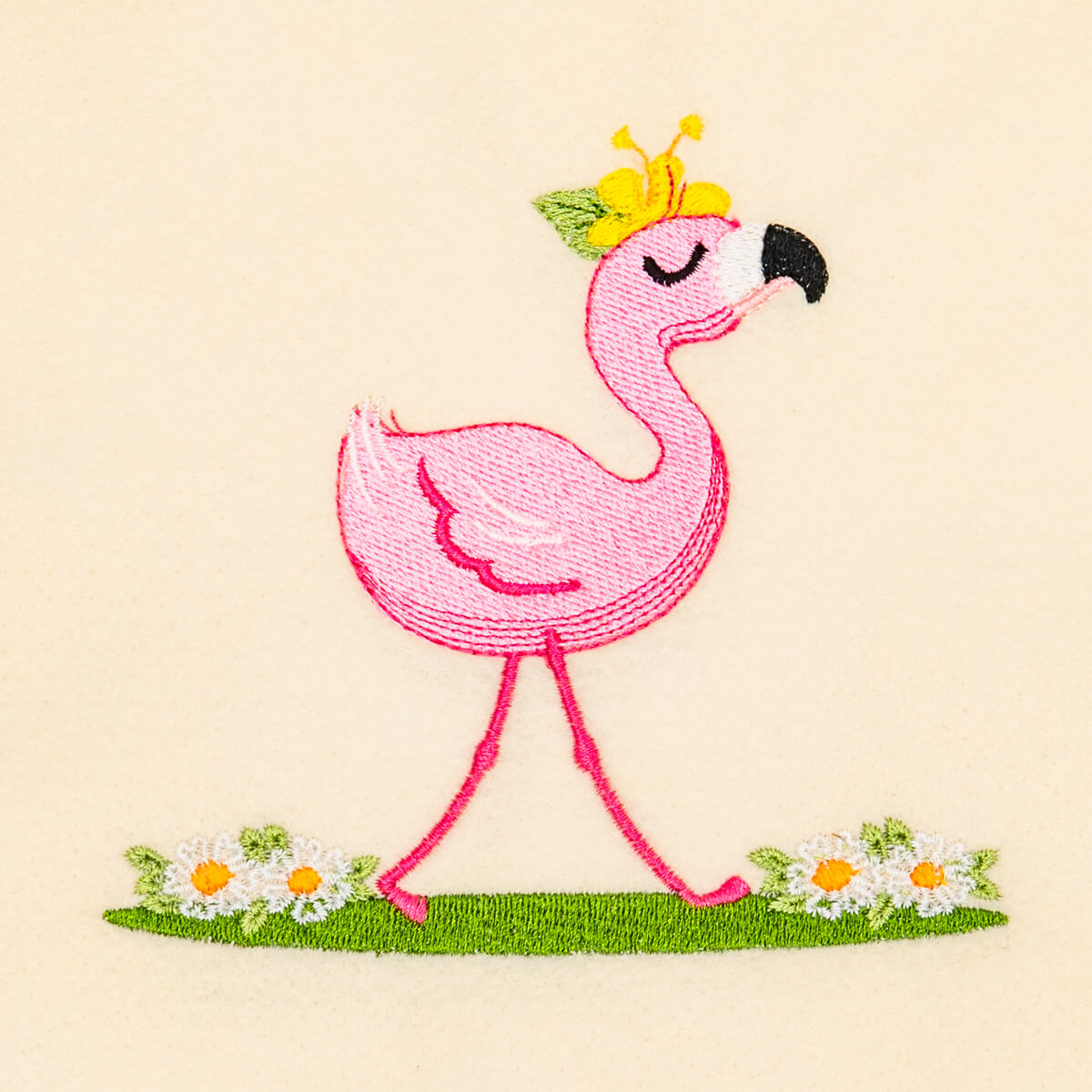 Matriz de Bordado  Flamingo Gracioso