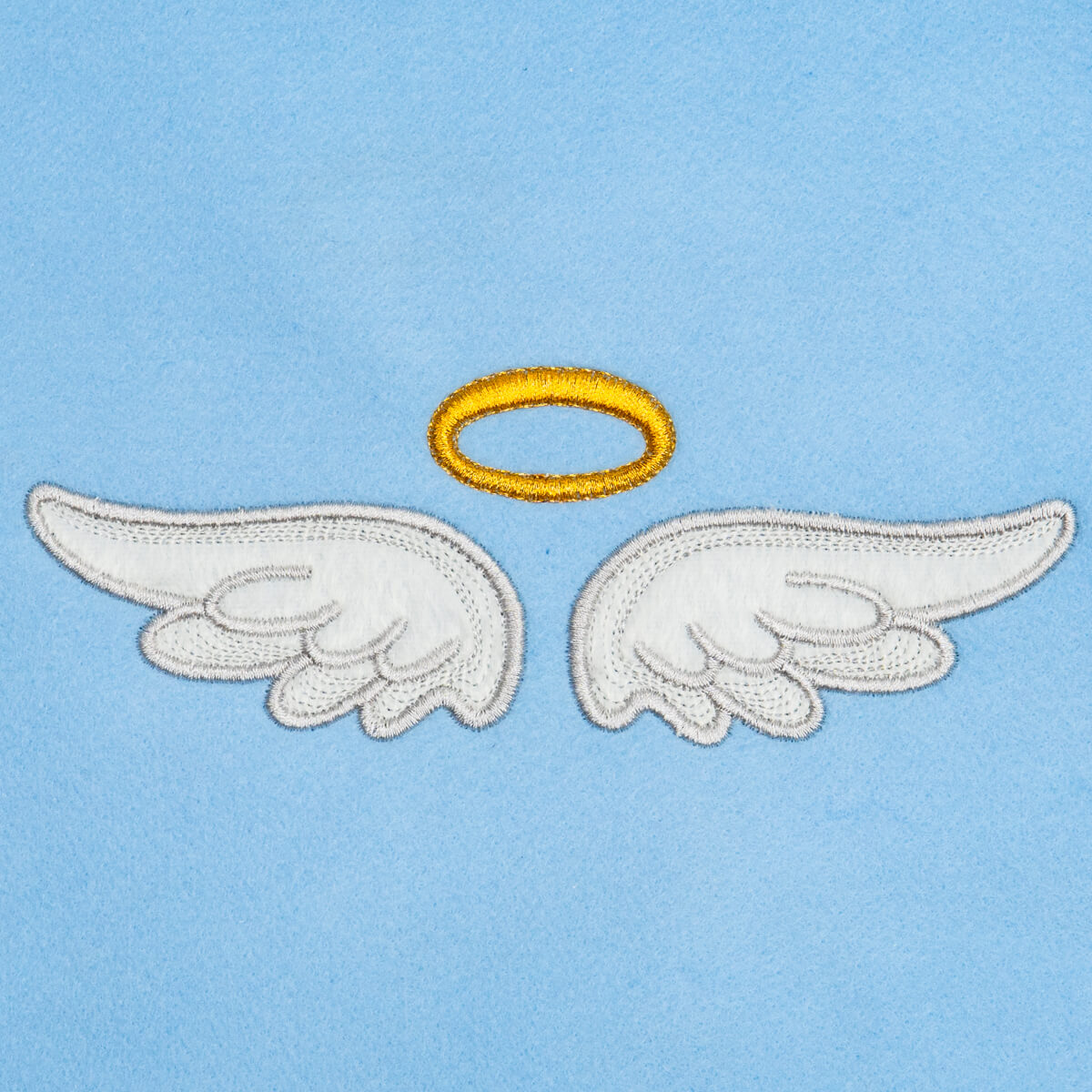 Angel Wings Embroidery Design Baby Halo Embroidery Pattern 5 Sizes 4x4 Hoop Multiple Formats Download