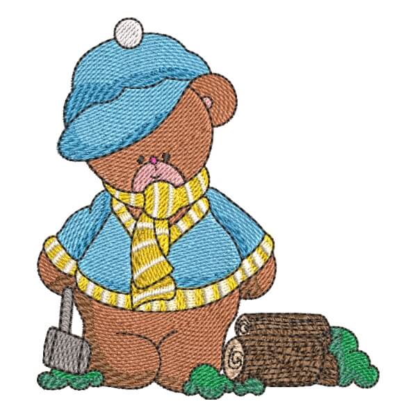 Matriz de Bordado  Ursinho 03