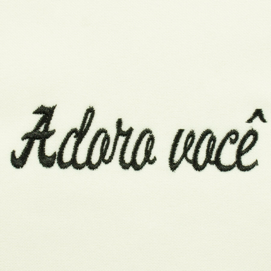 Matriz de Bordado  Adoro você