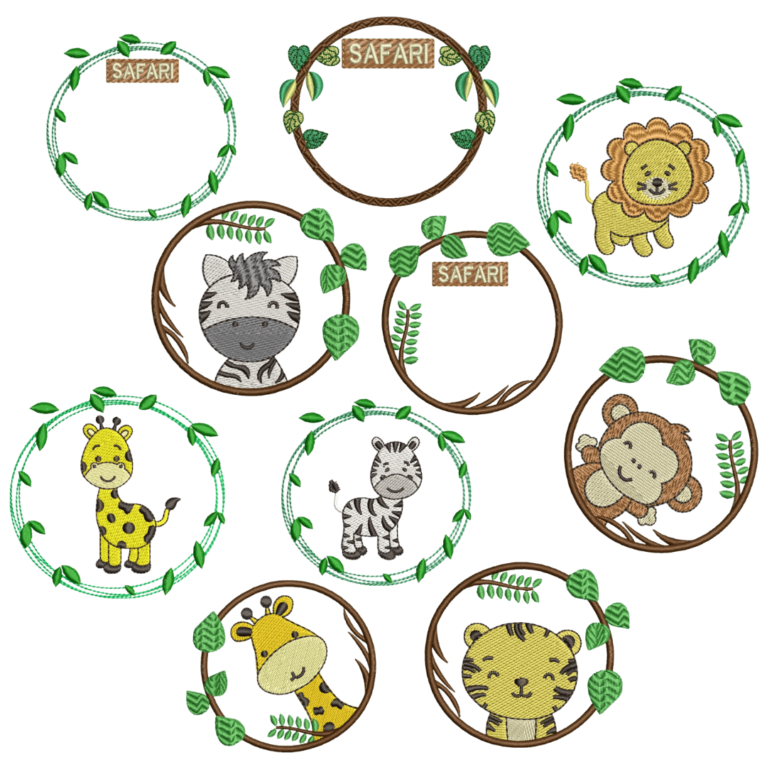 Printable Safari Cupcake Toppers