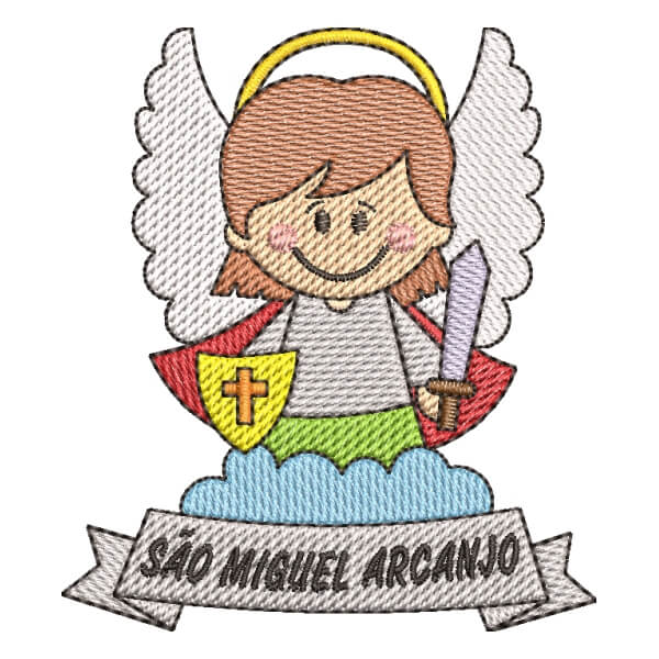Matriz de Bordado  São Miguel (Pontos Leves)