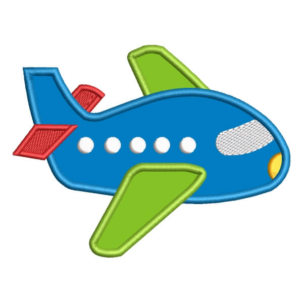 Matriz de Bordado  Aviãozinho (Aplique)