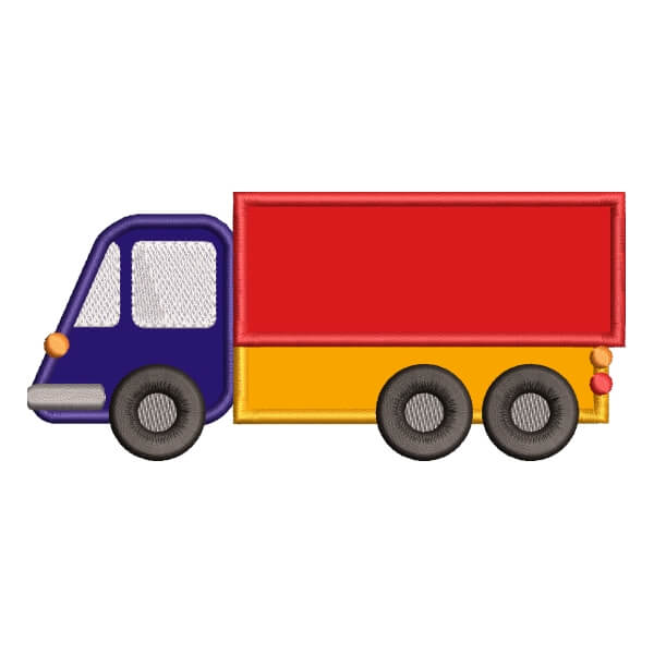 Matriz de Bordado  Caminhãozinho (Aplique)