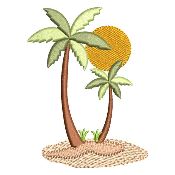 Matriz de Bordado  Paisagem