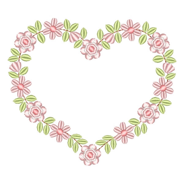 Matriz de Bordado  Moldura Floral Matriz de Bordado  Moldura Floral