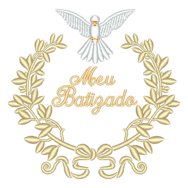 Matriz de Bordado  Meu Batizado