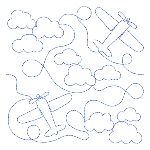 Matriz de Bordado  Avião Quilting Matriz de Bordado  Avião Quilting