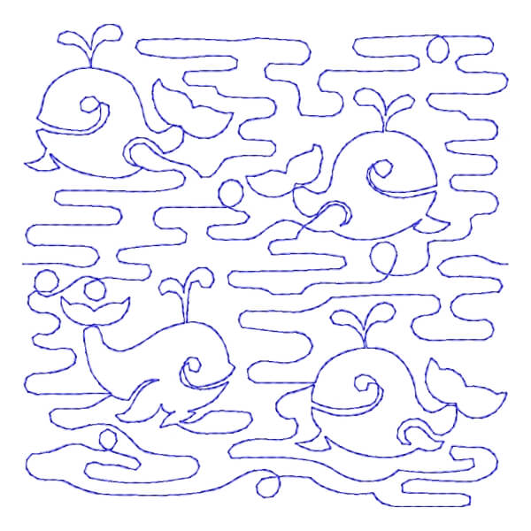 Matriz de Bordado  Quilting Baleia Matriz de Bordado  Quilting Baleia