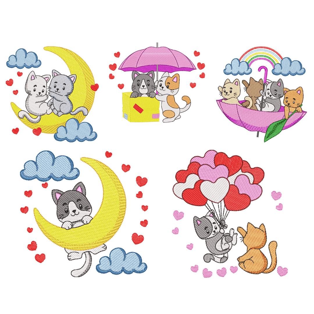 Pacote de Matrizes Gatinhos (Pontos Leves)  Pacote de Matrizes Gatinhos (Pontos Leves)