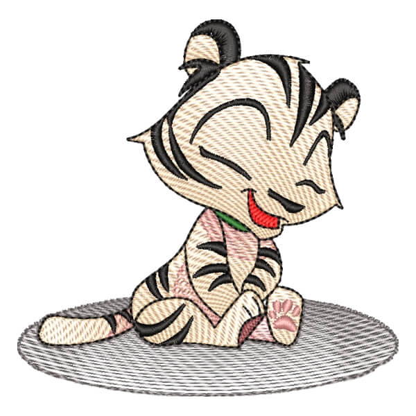 Matriz de Bordado  Gatinho Rindo (Pontos Leves) Matriz de Bordado  Gatinho Rindo (Pontos Leves)