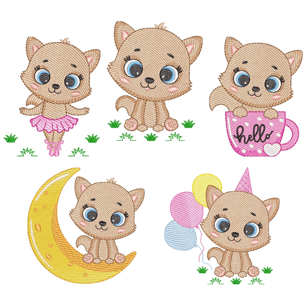  Pacote de Matrizes Gatinha (Pontos Leves)