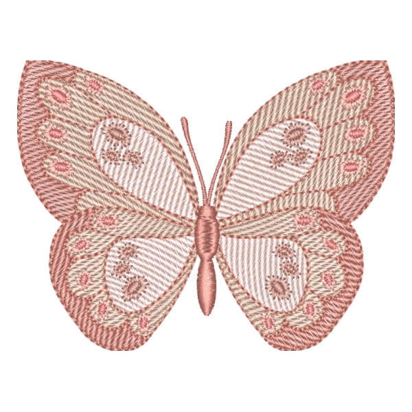 Matriz de Bordado  Borboleta (Pontos Leves)