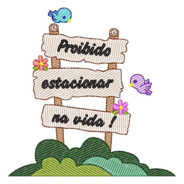 Matriz de Bordado  Placa Motivacional Matriz de Bordado  Placa Motivacional