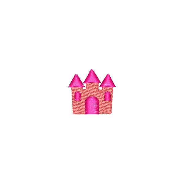 Matriz de Bordado  Mini Castelo de Brinquedo