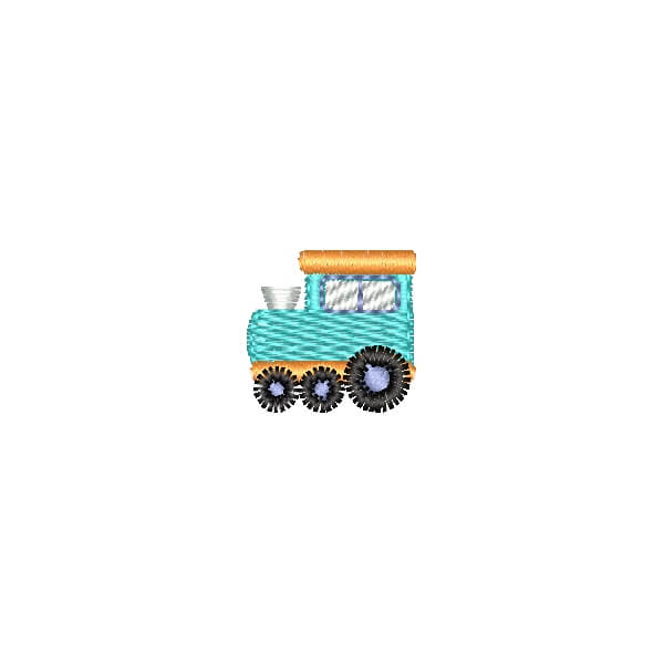 Matriz de Bordado  Mini Trem    