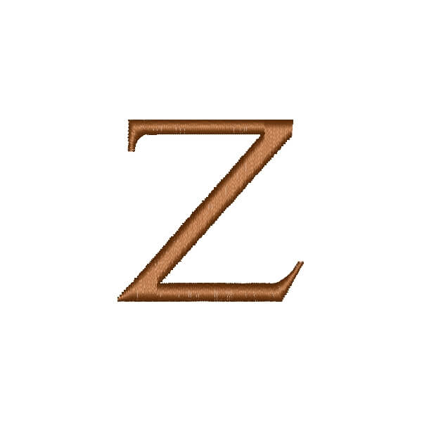 Matriz de Bordado  Letra Z Simples