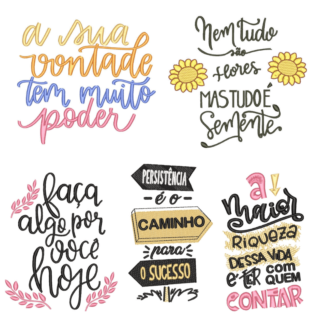 Pacote de Matrizes Frases Motivacionais  Pacote de Matrizes Frases Motivacionais