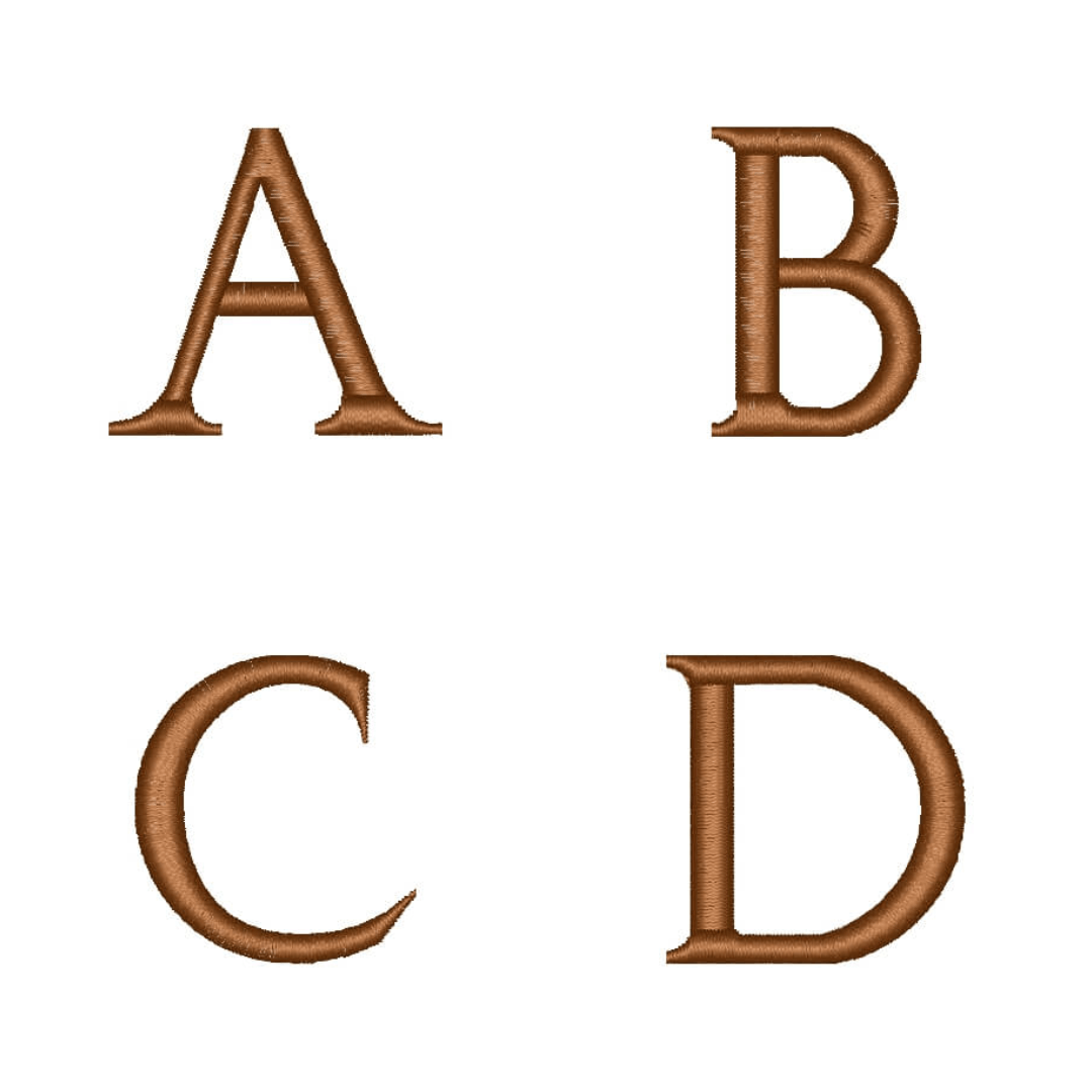  Pacote de Matrizes Letras Simples