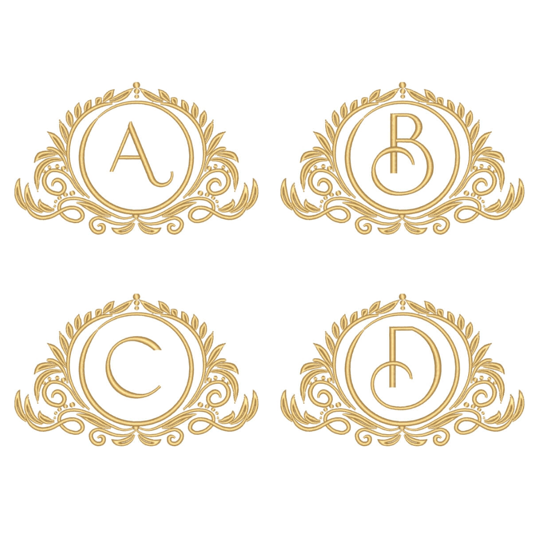  Pacote de Matrizes Alfabeto em Moldura