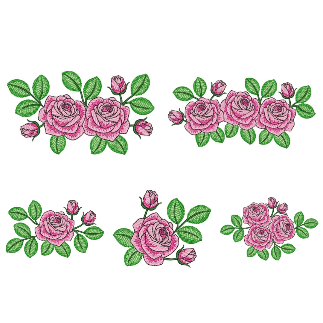  Pacote de Matrizes Arranjos de Rosas