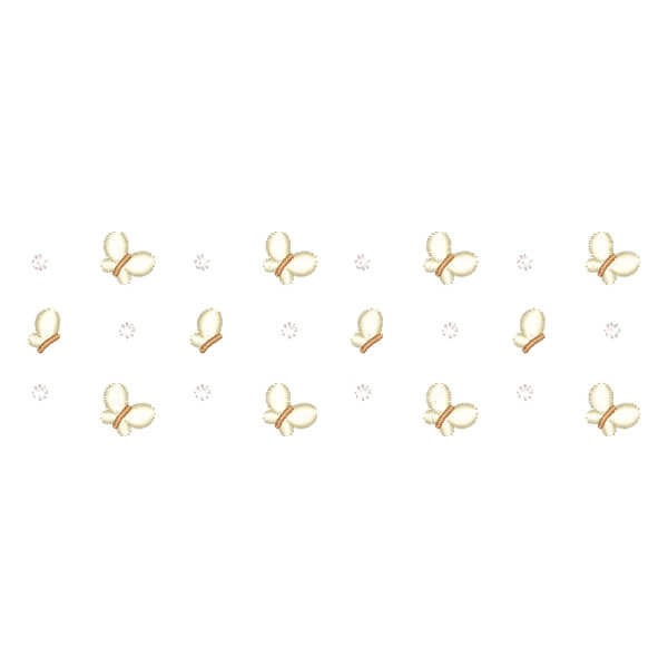 Matriz de Bordado  Barrinha Borboleta