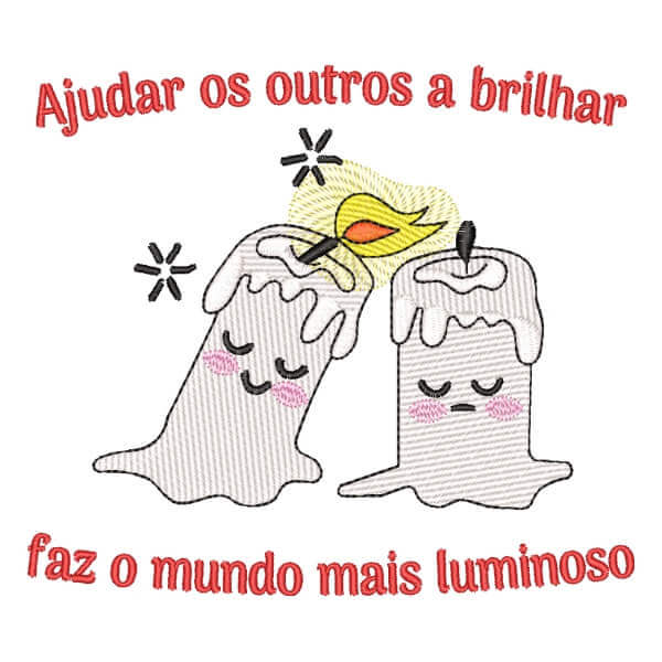 Matriz de Bordado  Mensagem Positiva